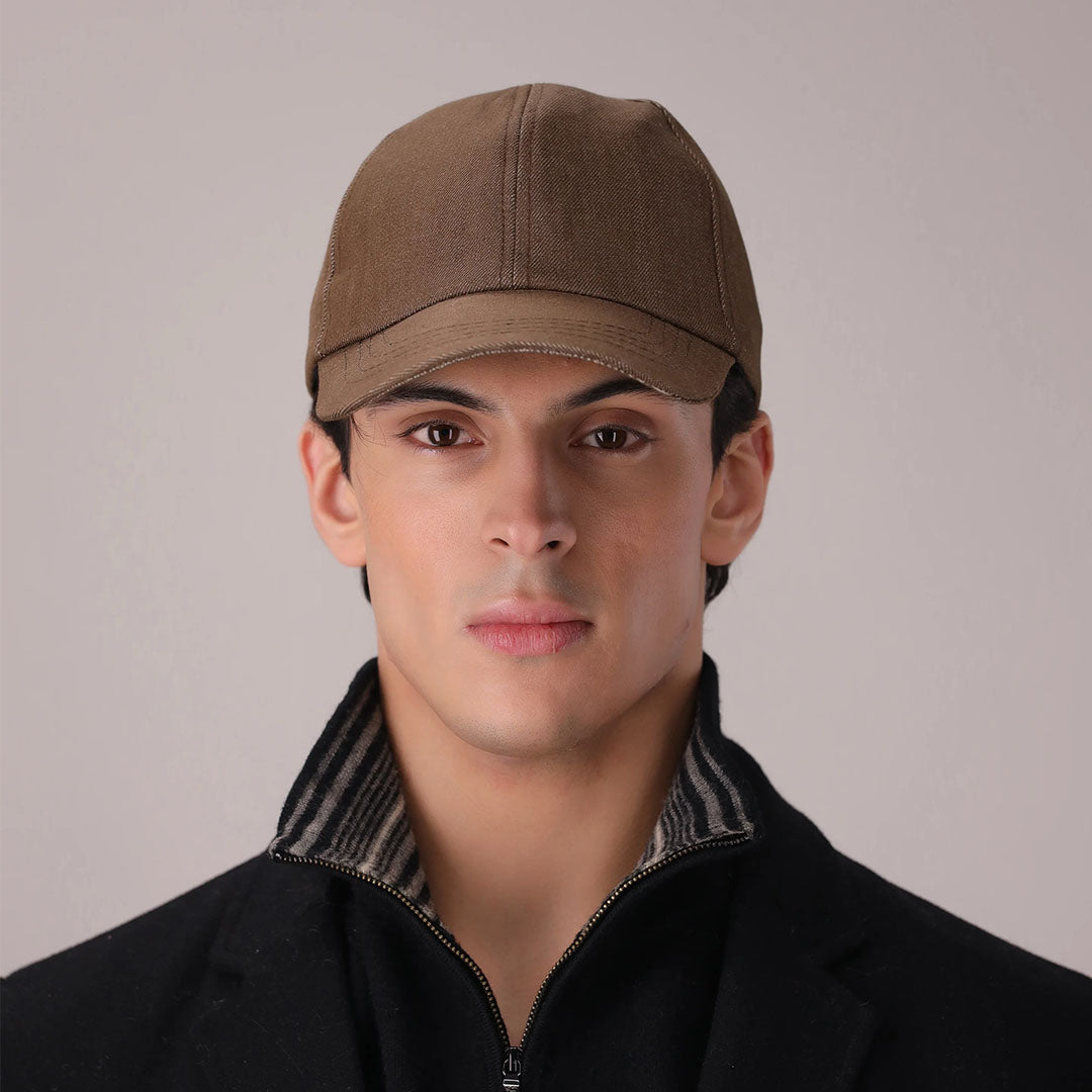 Brown Cotton Classic Cap